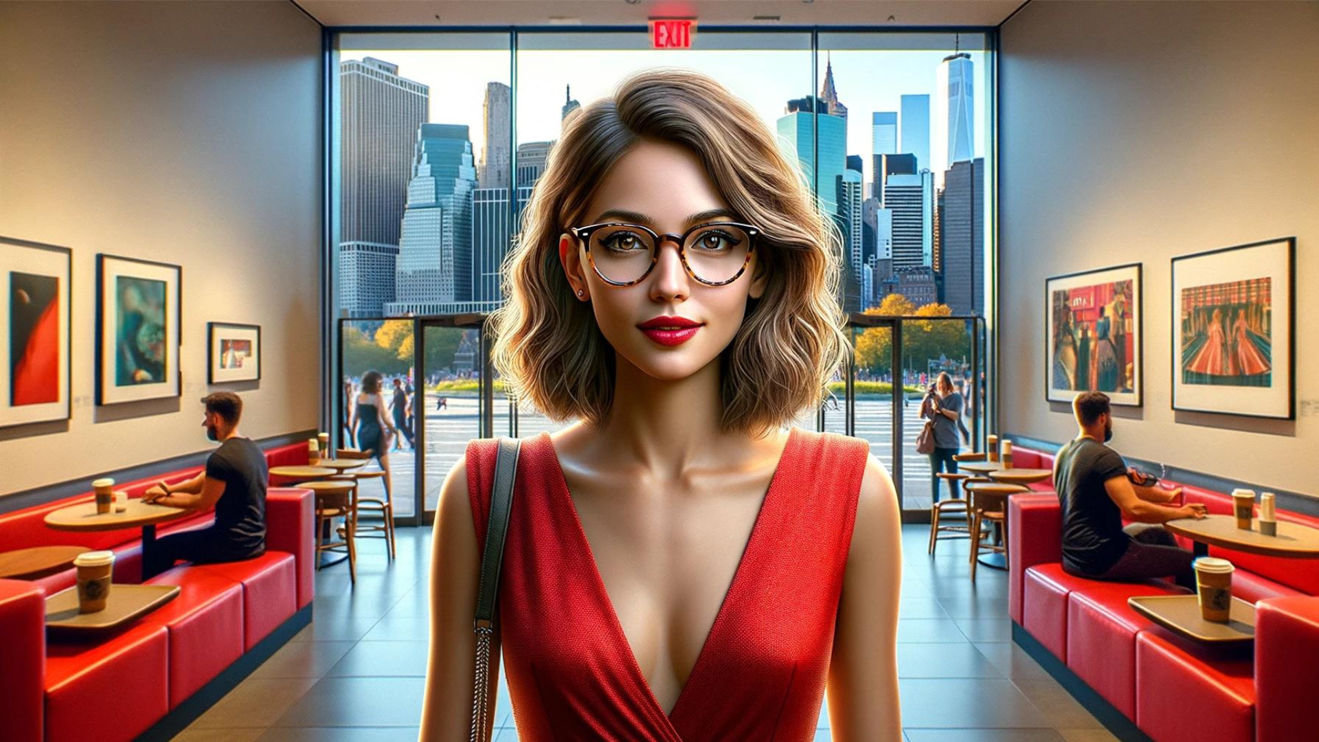 Rika York exploring NYC